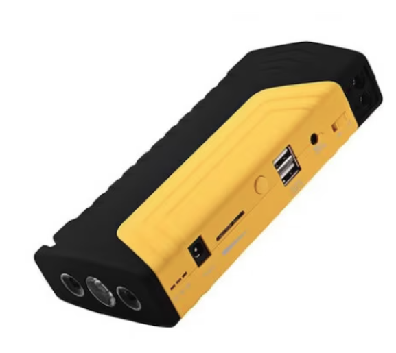 Kit baterie pentru pornirea masinii si incarcarea telefonului USB cu 4 adaptoare